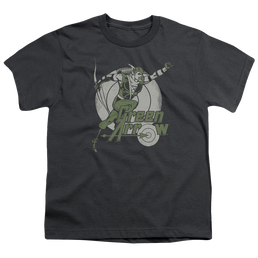 Green Arrow Right On Target - Youth T-Shirt Youth T-Shirt (Ages 8-12) Green Arrow   