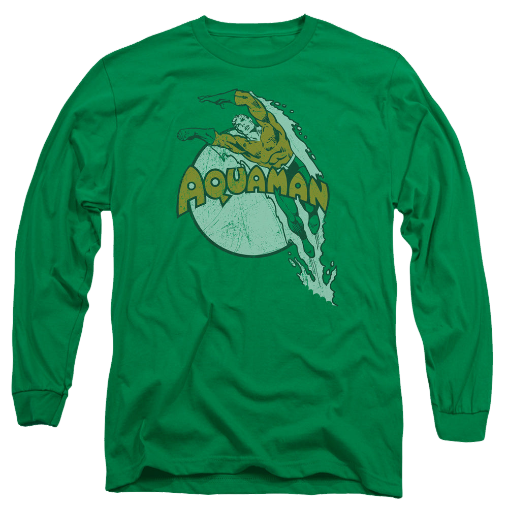 Aquaman Splash - Men's Long Sleeve T-Shirt Men's Long Sleeve T-Shirt Aquaman   