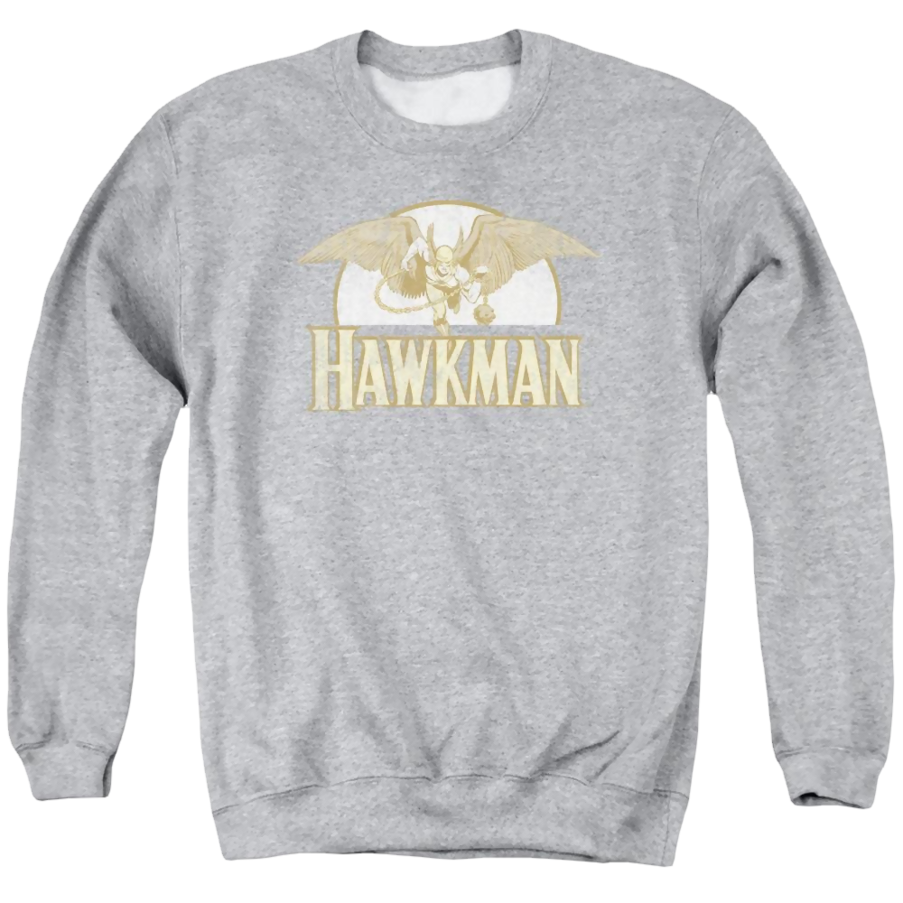 DC Comics Fly By - Men's Crewneck Sweatshirt Men's Crewneck Sweatshirt Hawkman   