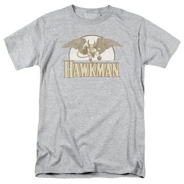 Athletic heather men's regular fit t-shirt with Hawkman DC Comics Fly By graphic