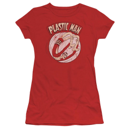 DC Comics Bounce - Juniors T-Shirt Juniors T-Shirt Plastic Man   