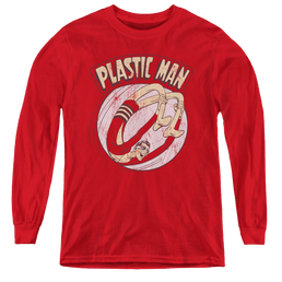Plastic Man Bounce - Youth Long Sleeve T-Shirt Youth Long Sleeve T-Shirt Plastic Man   