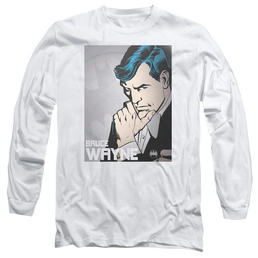 DC Comics Bruce Wayne - Men's Long Sleeve T-Shirt Men's Long Sleeve T-Shirt Batman   