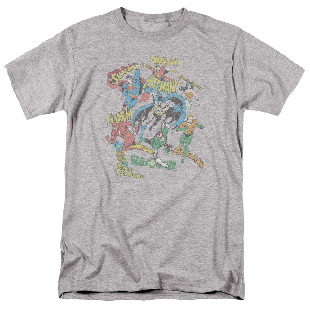 Justice League Super Collage - Men's Regular Fit T-Shirt Men's Regular Fit T-Shirt Justice League   