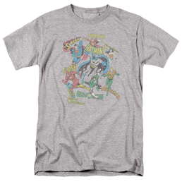Justice League Super Collage - Men's Regular Fit T-Shirt Men's Regular Fit T-Shirt Justice League   