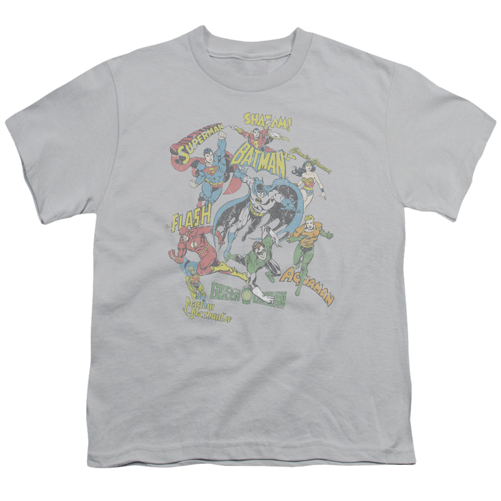 Justice League Super Collage - Youth T-Shirt Youth T-Shirt (Ages 8-12) Justice League   