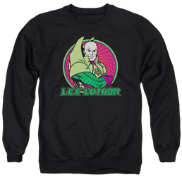 DC Comics Lex Luthor - Men's Crewneck Sweatshirt Men's Crewneck Sweatshirt DC Comics   