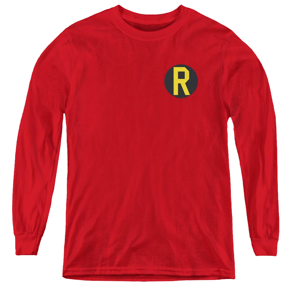 Robin Robin Logo - Youth Long Sleeve T-Shirt Youth Long Sleeve T-Shirt Batman   