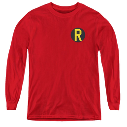 Robin Robin Logo - Youth Long Sleeve T-Shirt Youth Long Sleeve T-Shirt Batman   