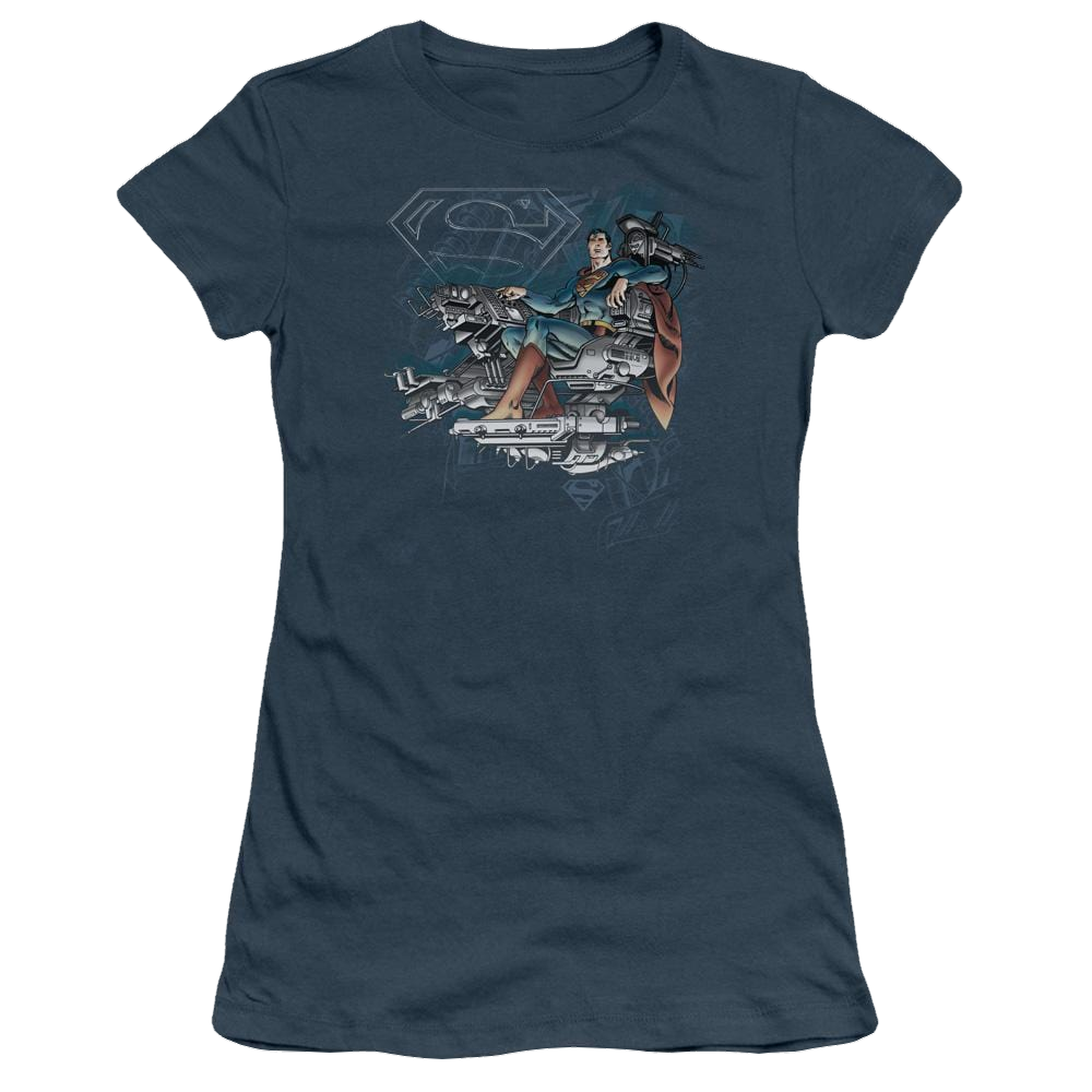 DC Comics Super Mind - Juniors T-Shirt Juniors T-Shirt Superman   