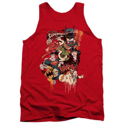 DC Comics Dripping Characters Men's Tank Men's Tank Justice League   
