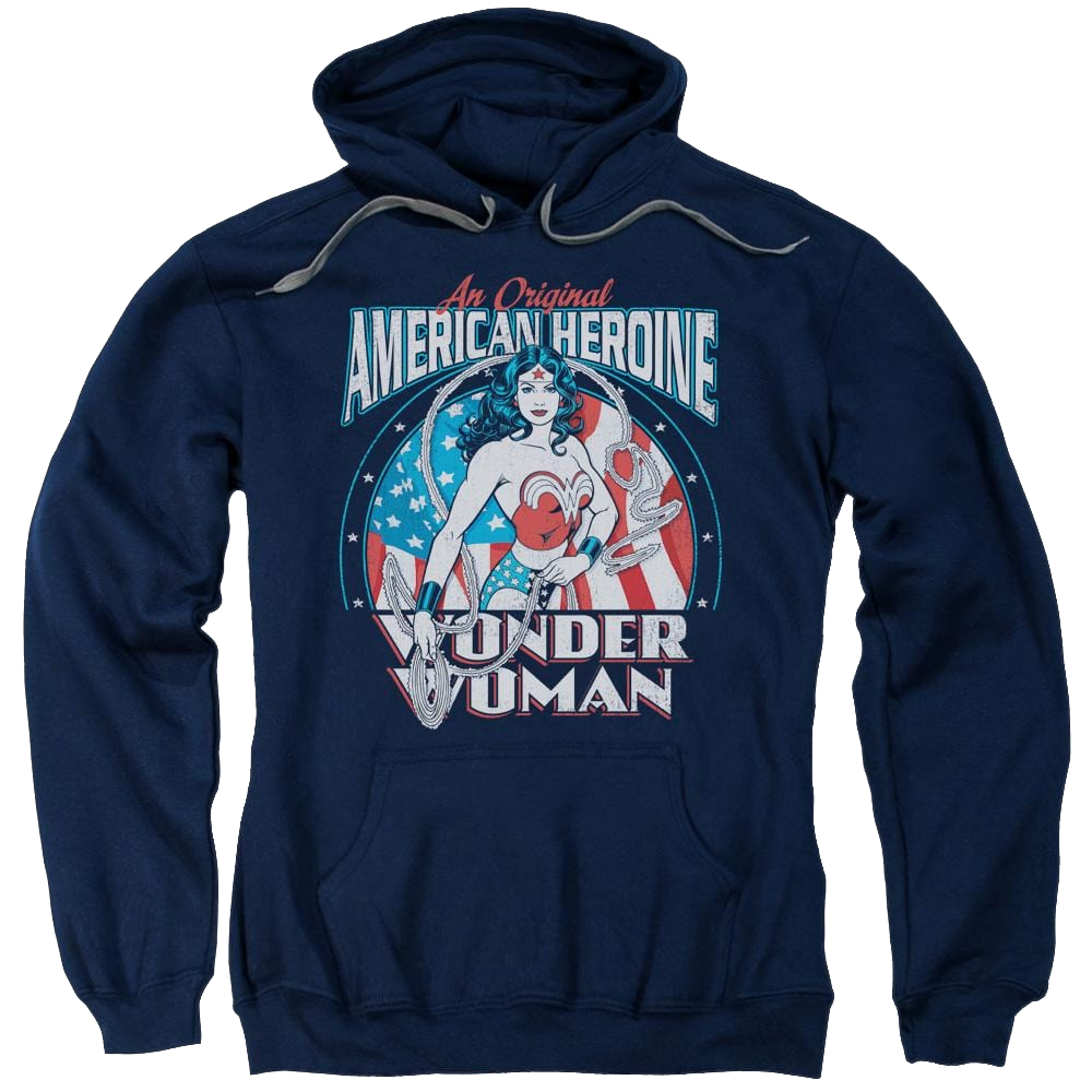 DC Comics American Heroine - Pullover Hoodie Pullover Hoodie Wonder Woman   
