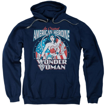 DC Comics American Heroine - Pullover Hoodie Pullover Hoodie Wonder Woman   