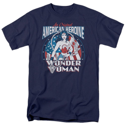 DC Comics American Heroine - Men's Regular Fit T-Shirt Men's Regular Fit T-Shirt Wonder Woman   