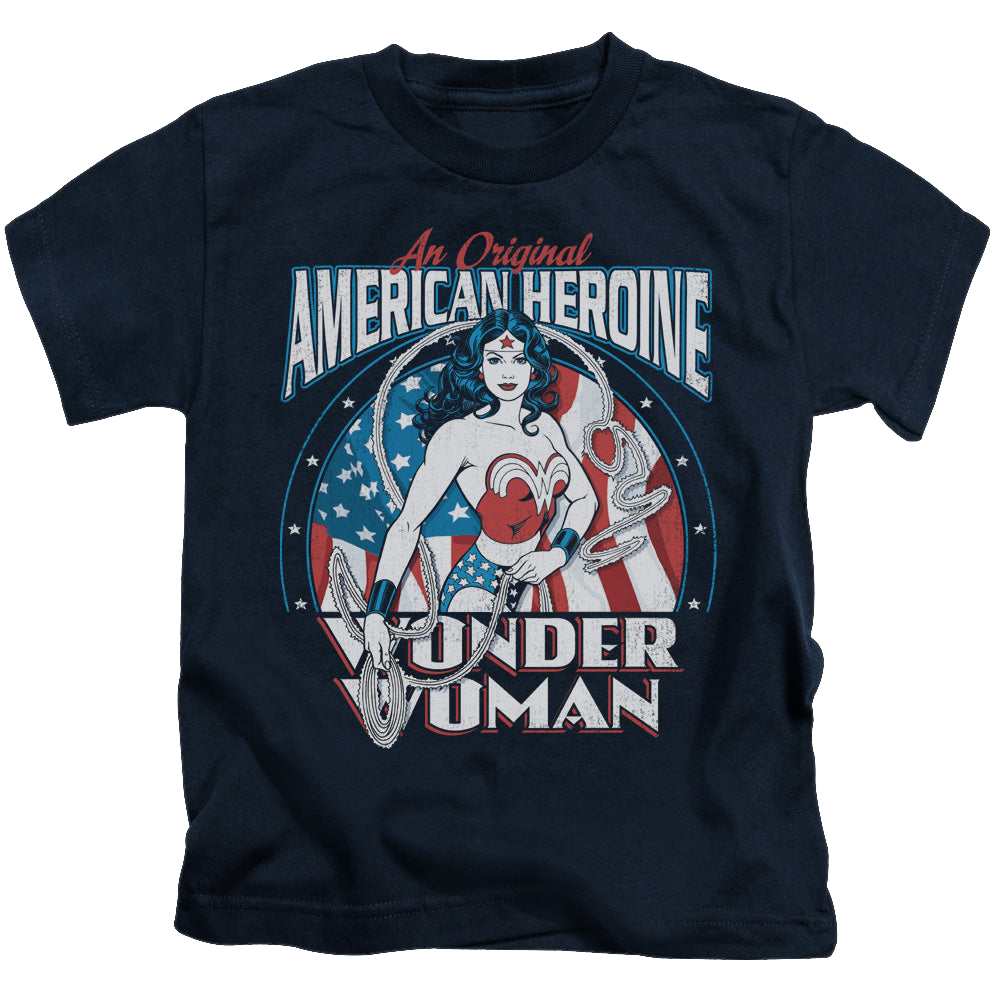 Wonder Woman American Heroine - Kid's T-Shirt Kid's T-Shirt (Ages 4-7) Wonder Woman   