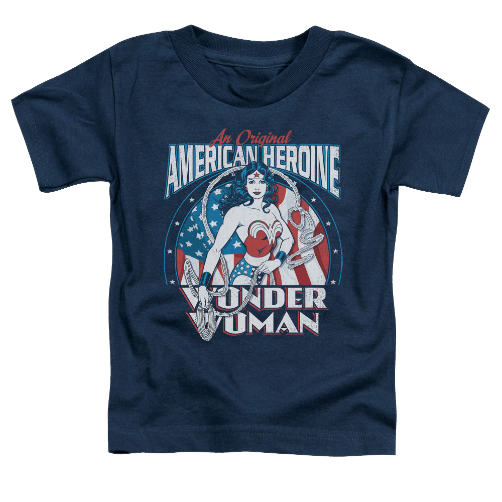 Wonder Woman American Heroine - Toddler T-Shirt Toddler T-Shirt Wonder Woman   