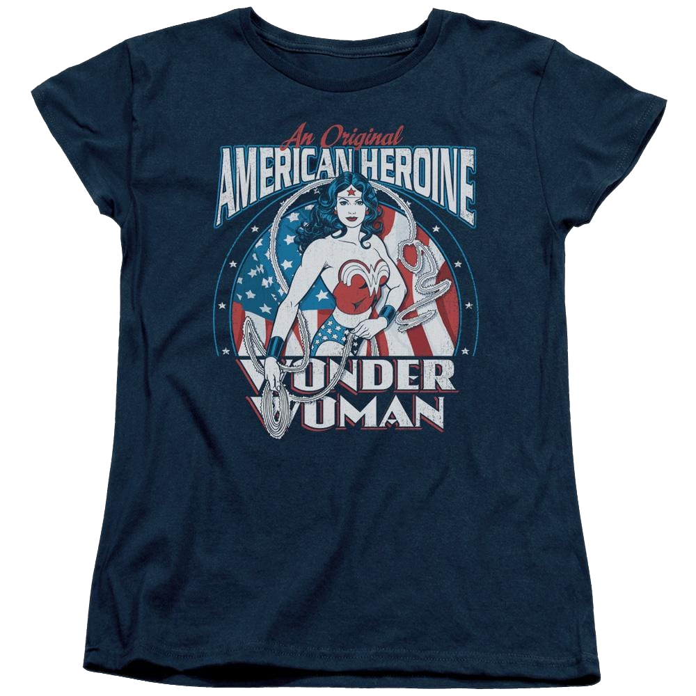 DC Comics American Heroine - Women's T-Shirt Women's T-Shirt Wonder Woman   