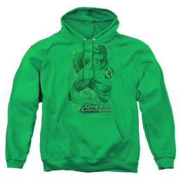 Green Lantern Pencil Energy - Pullover Hoodie Pullover Hoodie Green Lantern   