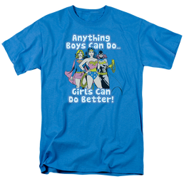 Justice League Girls Can Do It Better - Men's Regular Fit T-Shirt Men's Regular Fit T-Shirt Justice League   