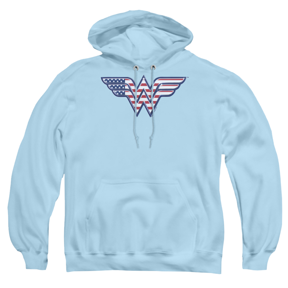 Wonder Woman Red,White & Blue - Pullover Hoodie Pullover Hoodie Wonder Woman   