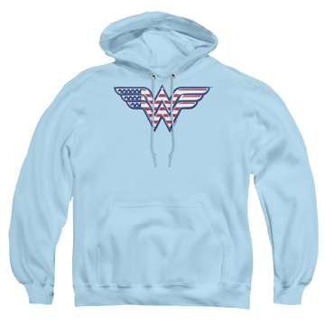 Wonder Woman Red,White & Blue - Pullover Hoodie Pullover Hoodie Wonder Woman   