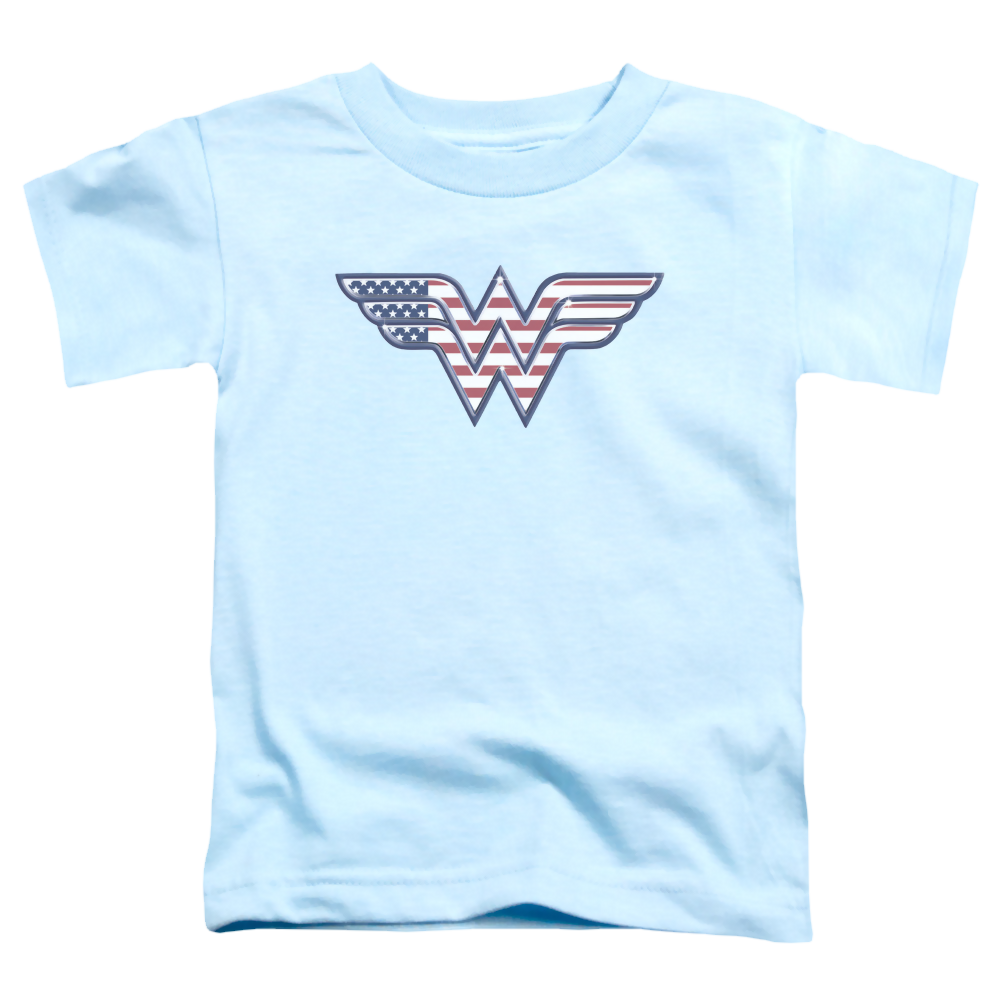 Wonder Woman Red,White & Blue - Toddler T-Shirt Toddler T-Shirt Wonder Woman   