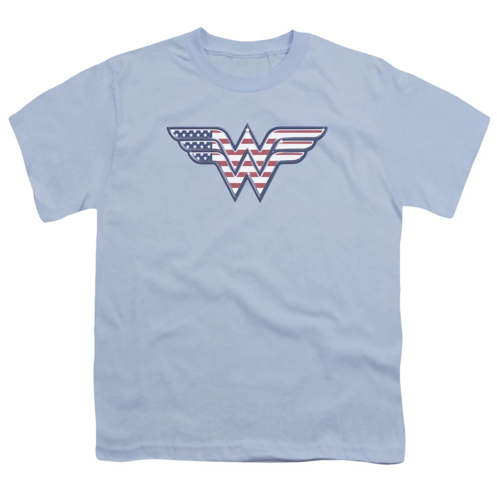 Wonder Woman Red,White & Blue - Youth T-Shirt Youth T-Shirt (Ages 8-12) Wonder Woman   