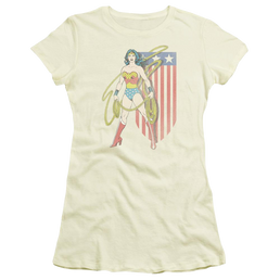 DC Comics Usa Banner - Juniors T-Shirt Juniors T-Shirt Wonder Woman   