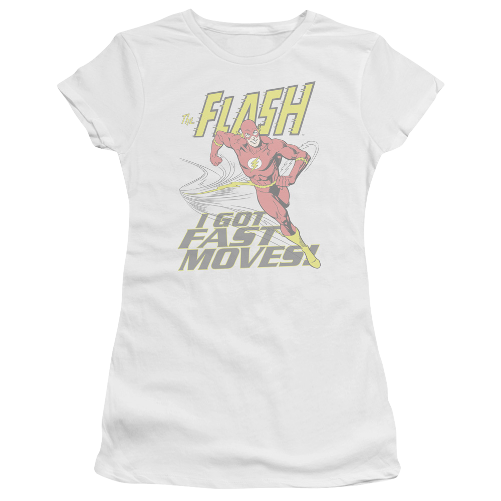 Flash, The Fast Moves - Juniors T-Shirt Juniors T-Shirt The Flash   