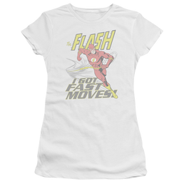 Flash, The Fast Moves - Juniors T-Shirt Juniors T-Shirt The Flash   