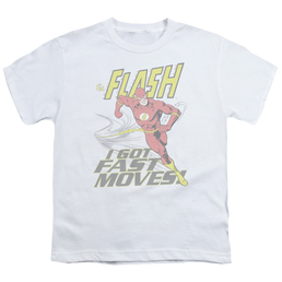 Flash, The Fast Moves - Youth T-Shirt Youth T-Shirt (Ages 8-12) The Flash   