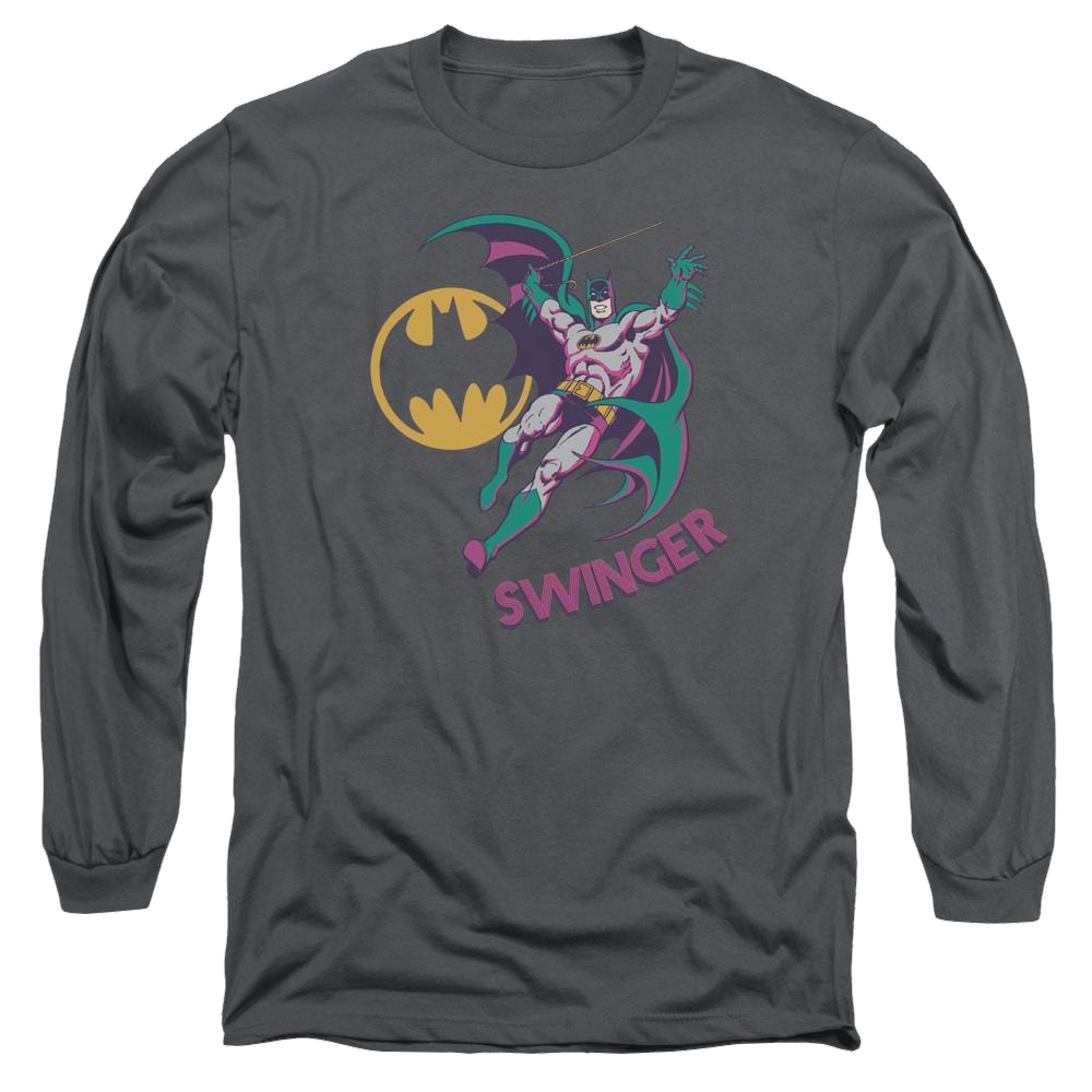 DC Comics Swinger - Men's Long Sleeve T-Shirt Men's Long Sleeve T-Shirt Batman   