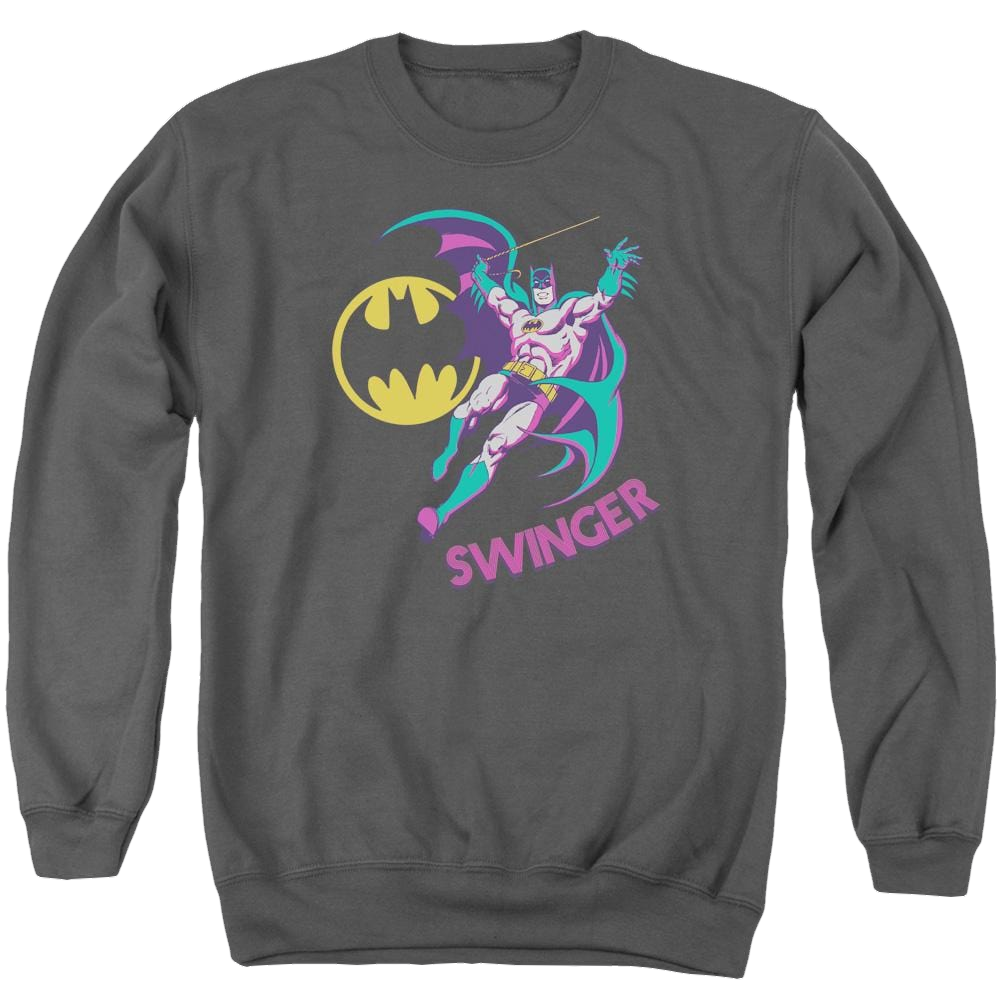 DC Comics Swinger - Men's Crewneck Sweatshirt Men's Crewneck Sweatshirt Batman   