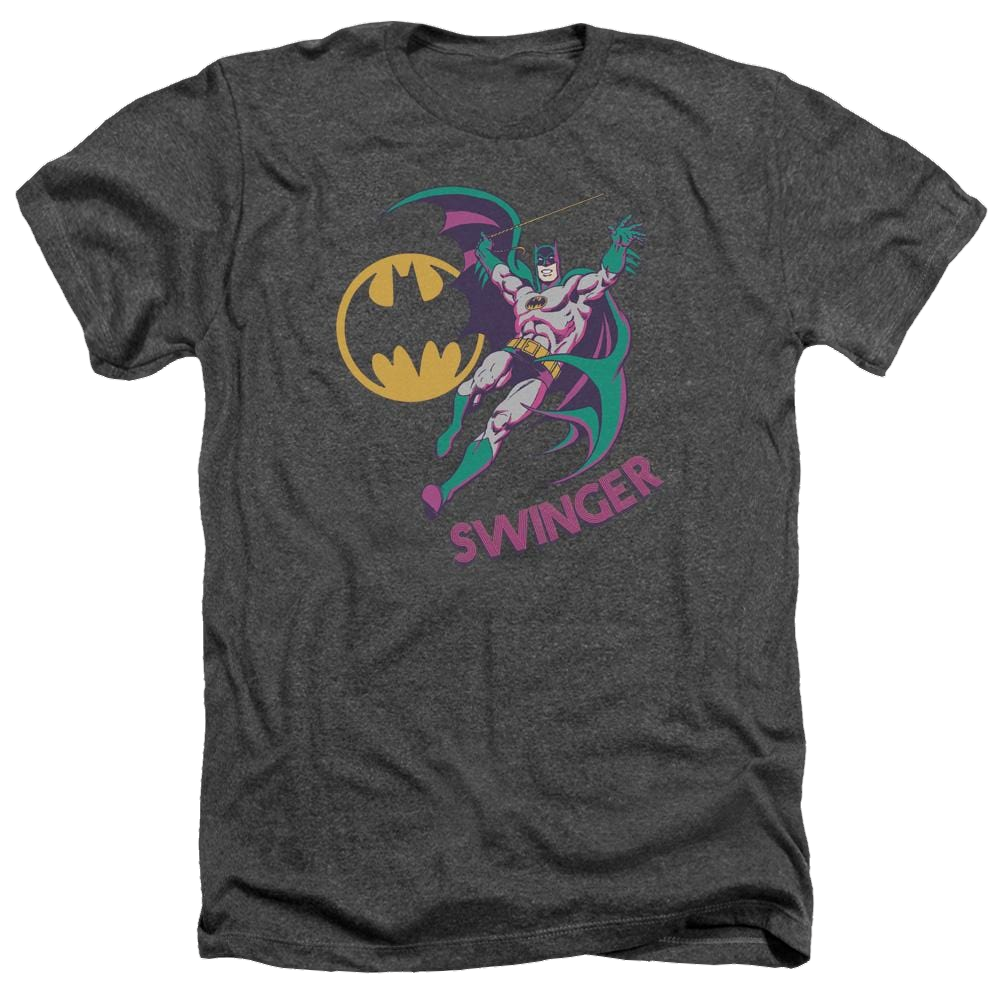 DC Comics Swinger - Men's Heather T-Shirt Men's Heather T-Shirt Batman   