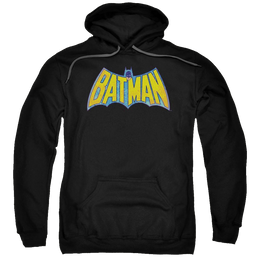 DC Comics Batman Neon Distress Logo - Pullover Hoodie Pullover Hoodie Batman   