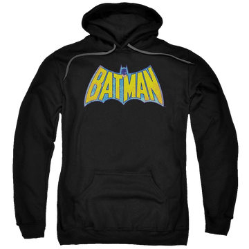 DC Comics Batman Neon Distress Logo - Pullover Hoodie Pullover Hoodie Batman   