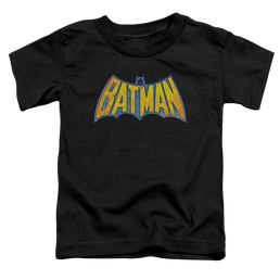 DC Batman Batman Neon Distress Logo - Toddler T-Shirt Toddler T-Shirt Batman   