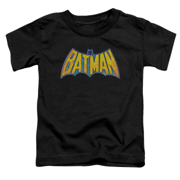DC Batman Batman Neon Distress Logo - Toddler T-Shirt Toddler T-Shirt Batman   
