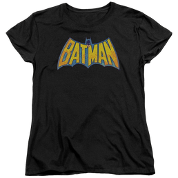 DC Comics Batman Neon Distress Logo - Women's T-Shirt Women's T-Shirt Batman   