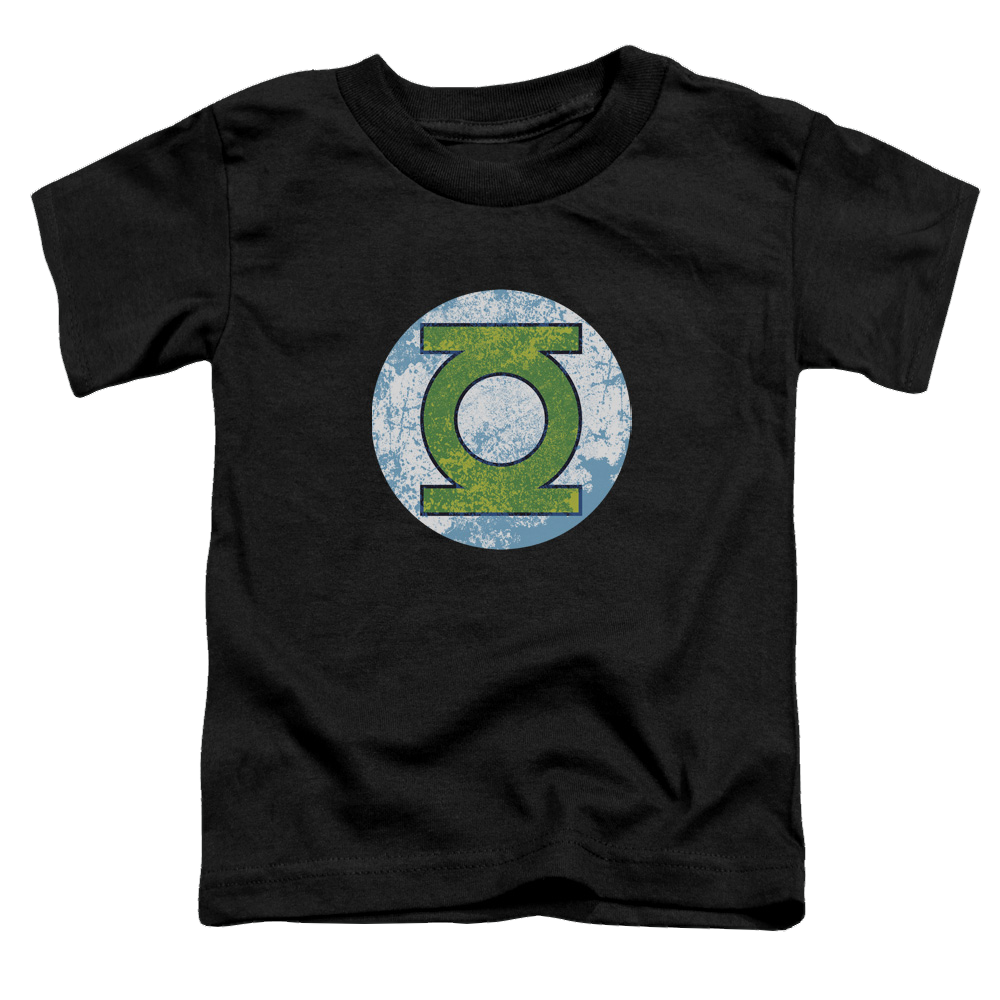 Green Lantern Gl Neon Distress Logo - Toddler T-Shirt Toddler T-Shirt Green Lantern   