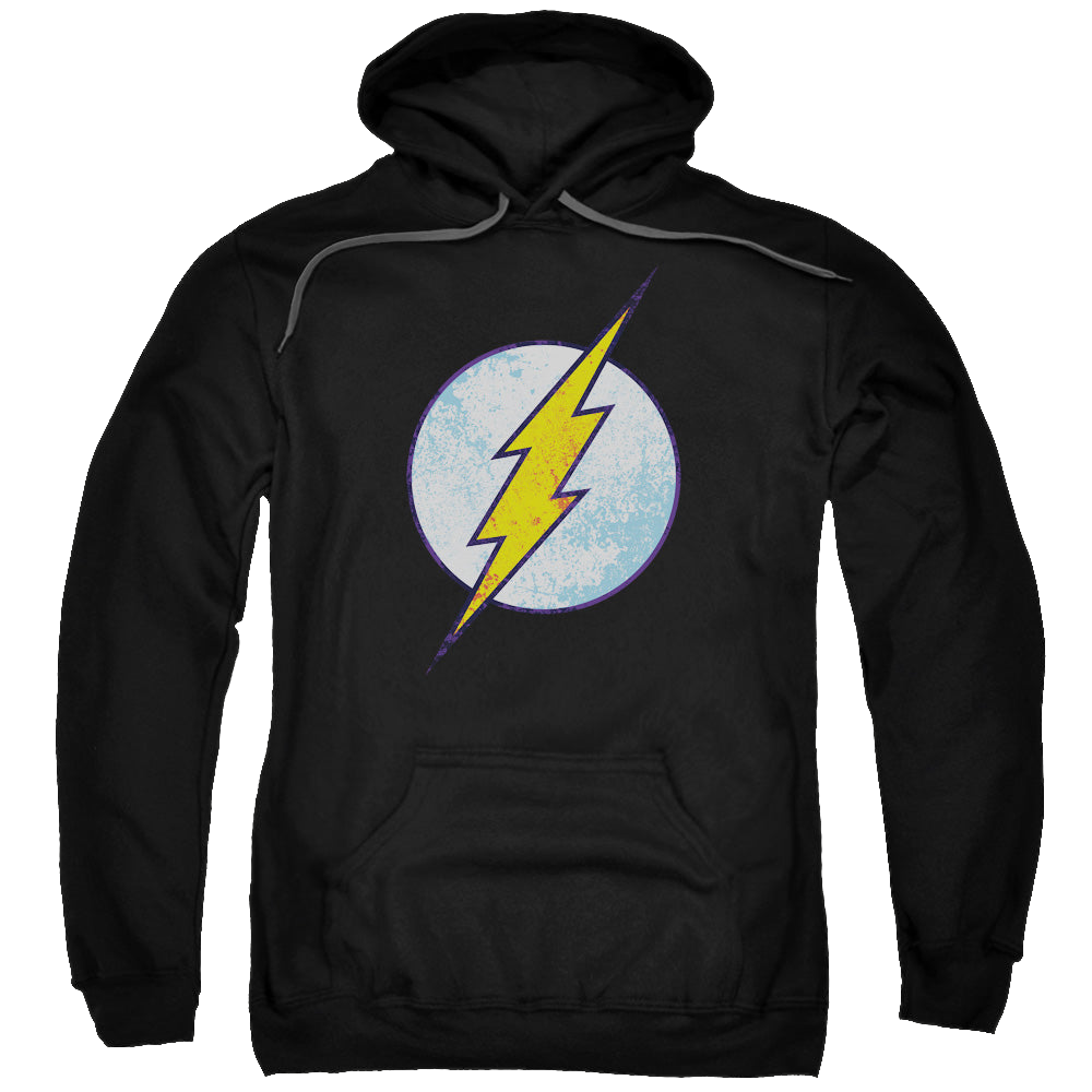 Flash, The Flash Neon Distress Logo - Pullover Hoodie Pullover Hoodie The Flash   