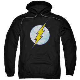 Flash, The Flash Neon Distress Logo - Pullover Hoodie Pullover Hoodie The Flash   