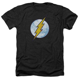 Flash, The Flash Neon Distress Logo - Men's Heather T-Shirt Men's Heather T-Shirt The Flash   