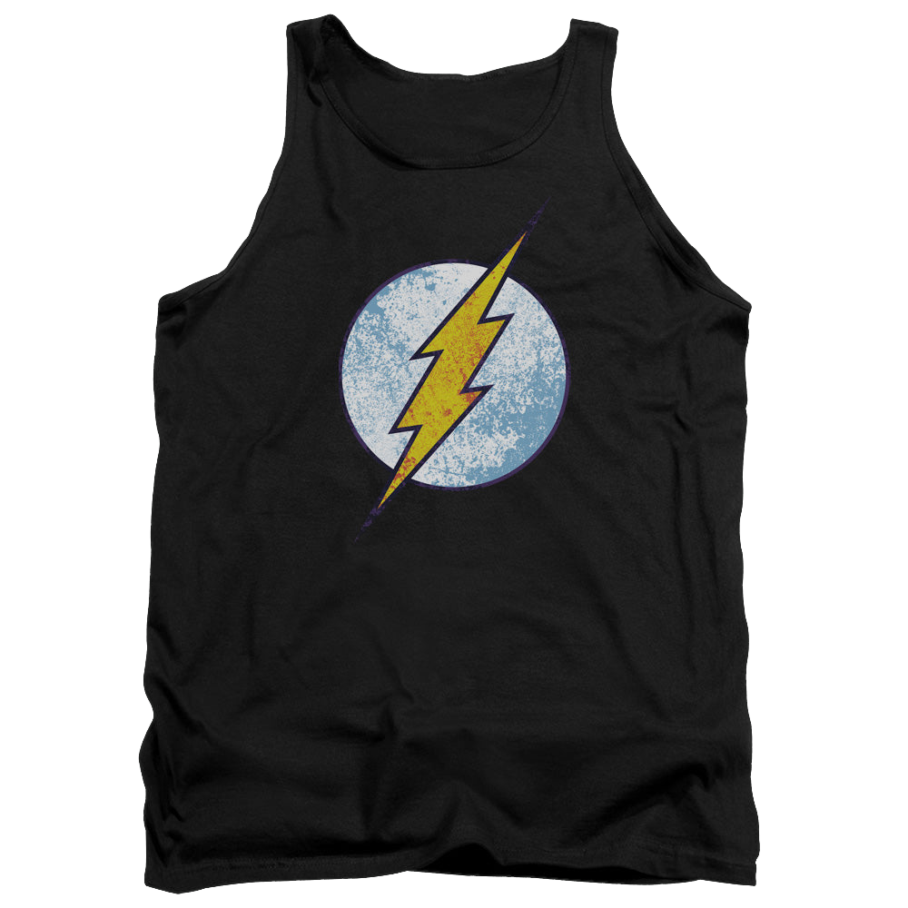 Flash, The Flash Neon Distress Logo - Men's Tank Top Men's Tank The Flash   