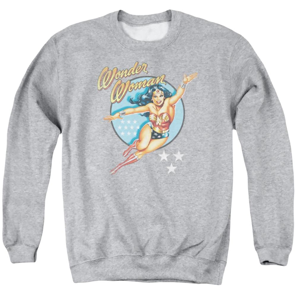 DC Comics Wonder Woman Vintage - Men's Crewneck Sweatshirt Men's Crewneck Sweatshirt Wonder Woman   