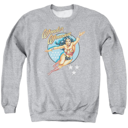 DC Comics Wonder Woman Vintage - Men's Crewneck Sweatshirt Men's Crewneck Sweatshirt Wonder Woman   