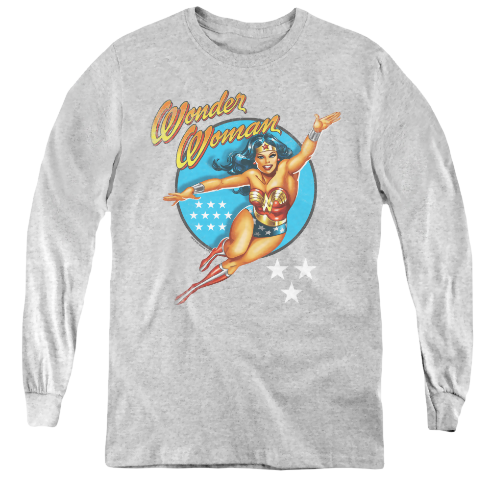 Wonder Woman Wonder Woman Vintage - Youth Long Sleeve T-Shirt Youth Long Sleeve T-Shirt Wonder Woman   