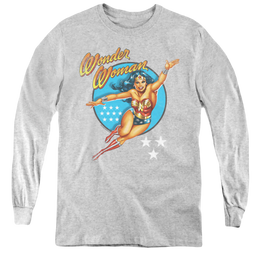 Wonder Woman Wonder Woman Vintage - Youth Long Sleeve T-Shirt Youth Long Sleeve T-Shirt Wonder Woman   