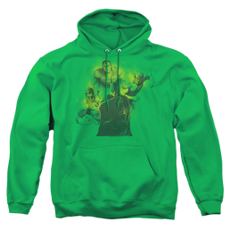 Justice League Spray Sketch League - Pullover Hoodie Pullover Hoodie Justice League   