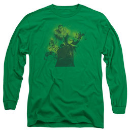 Justice League Spray Sketch League - Men's Long Sleeve T-Shirt Men's Long Sleeve T-Shirt Justice League   